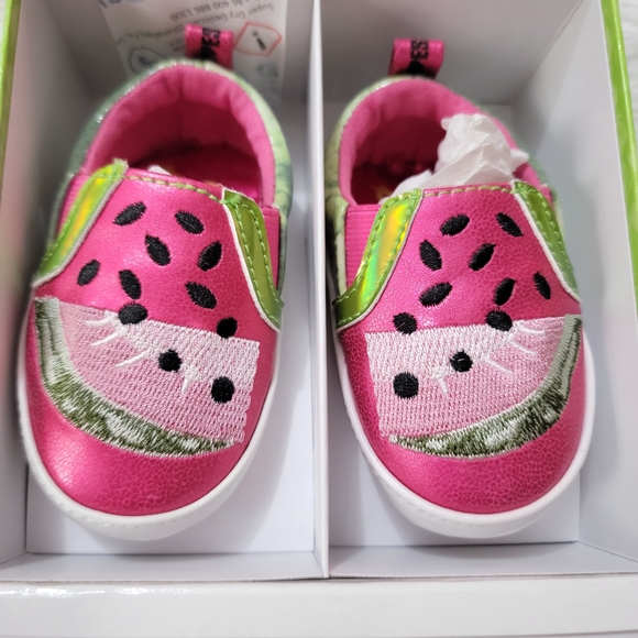 Sam Edelman Baby Blane Watermelon Shoes for Girls - Picture 3 of 13